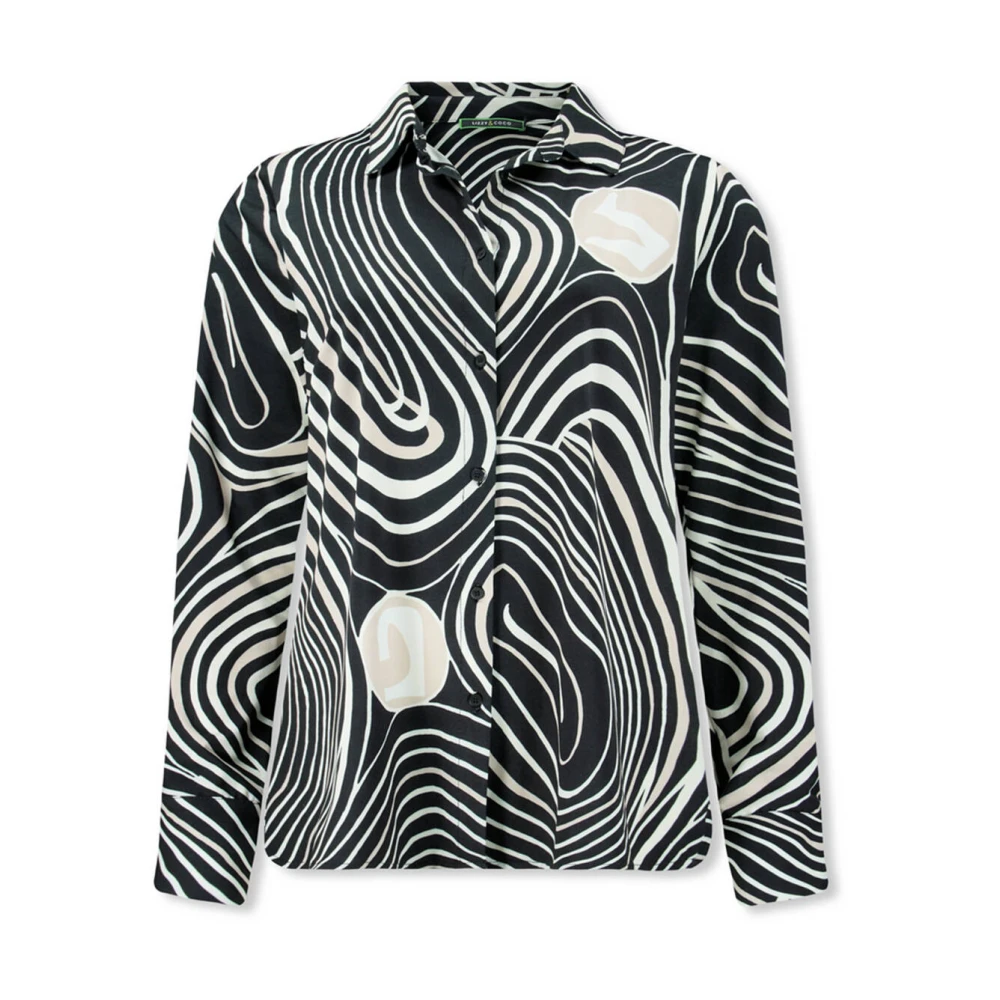 Lizzy & Coco Blouse lange mouw Desie Black Dames