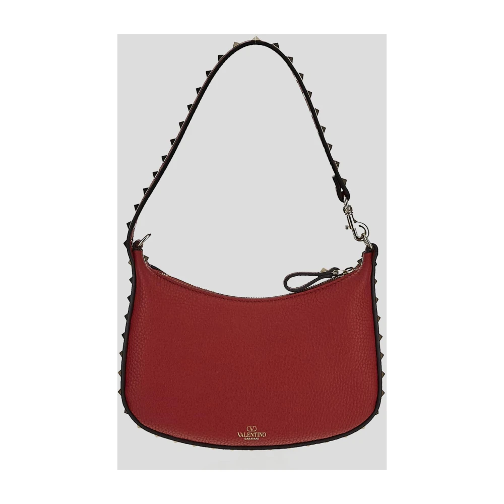 Valentino Garavani Mini Rockstud Leren Tas Red Dames