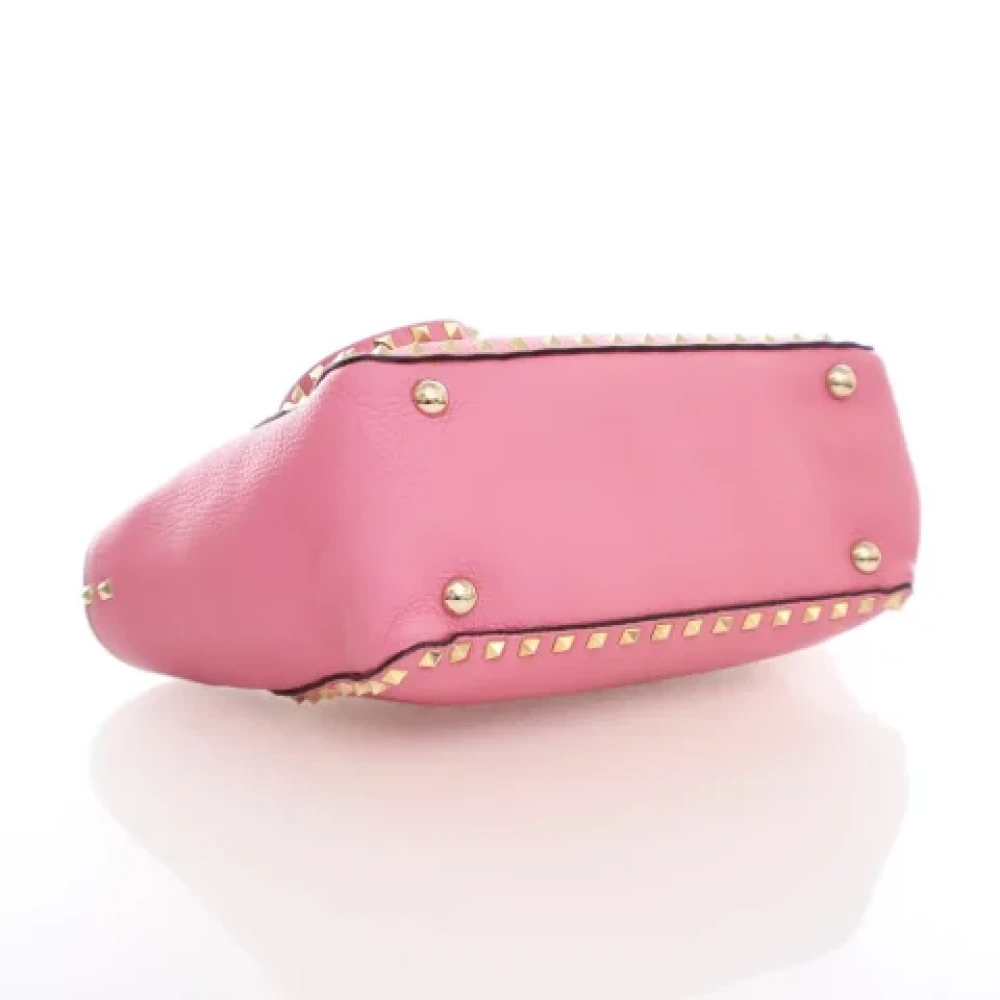 Valentino Vintage Pre-owned Leather shoulder-bags Pink Dames