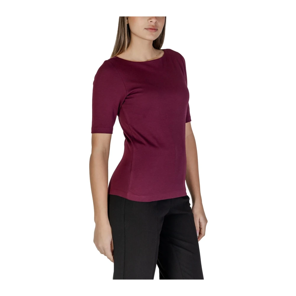 Street One Bordeaux Korte Mouw T-shirt Red Dames