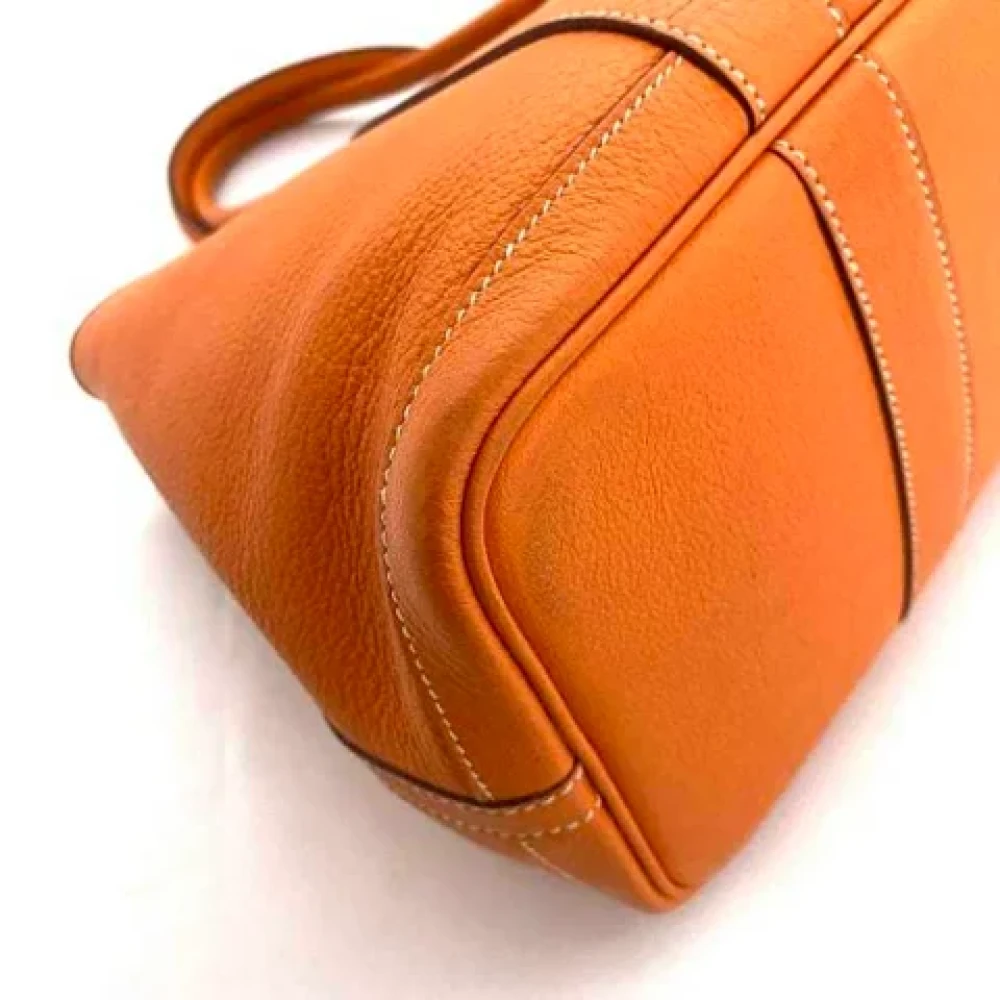 Hermès Vintage Pre-owned Fabric handbags Orange Dames