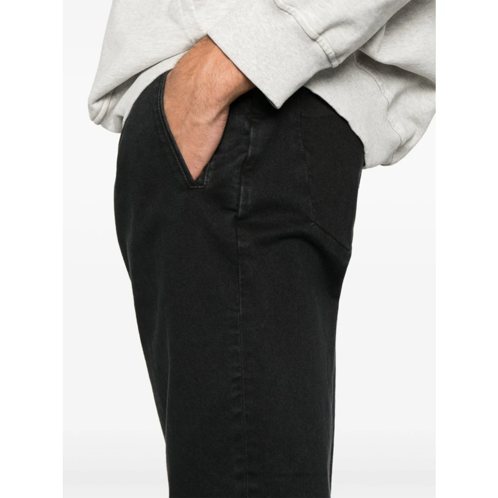 Incotex Blauwe Denim Tapered Leg Jeans Blue Heren