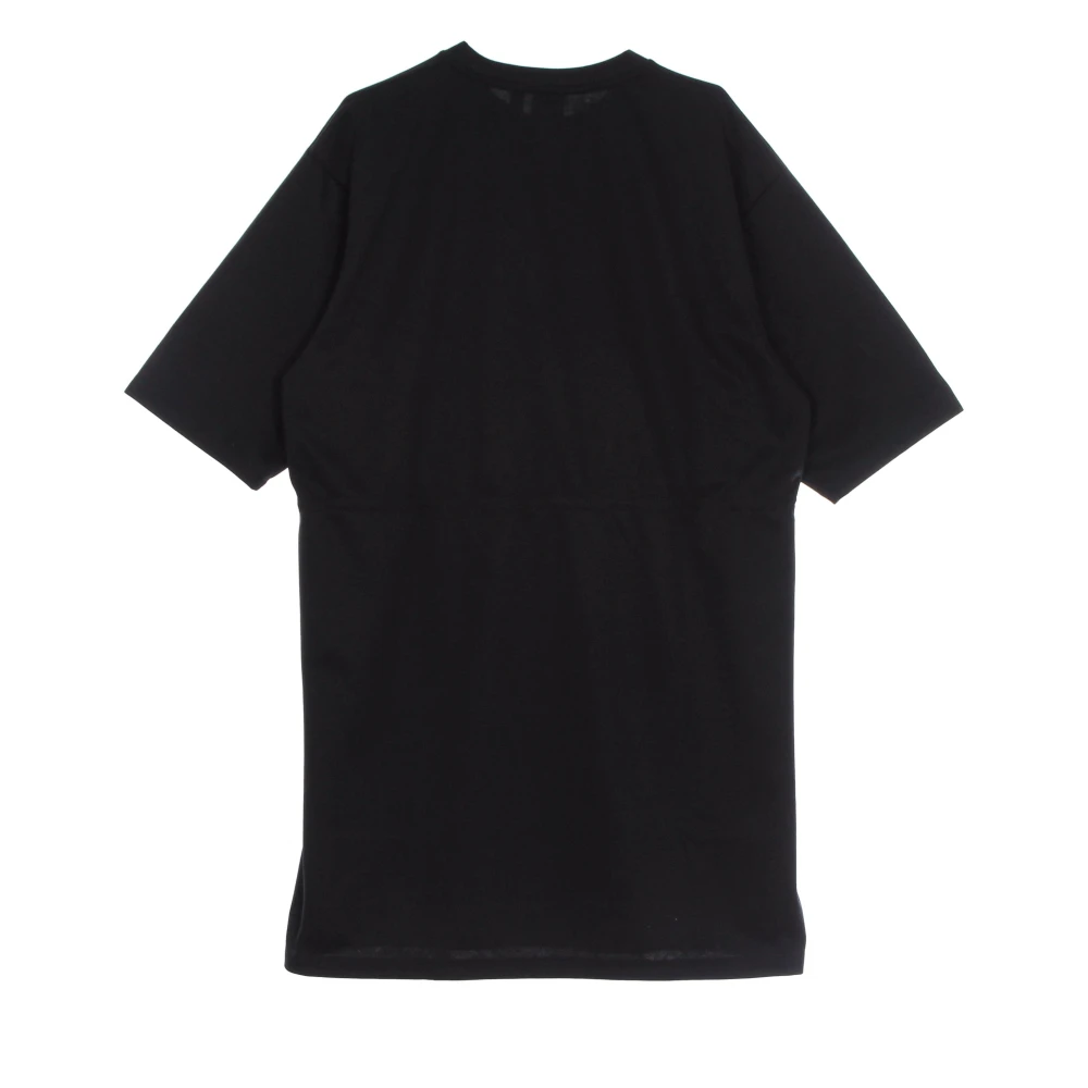 Adidas Zwarte Tee Jurk met Trekkoord Taille Black Dames