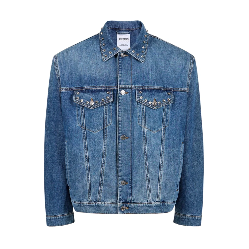 Iceberg Denim jack van de The Re-Edit collectie Blue Heren