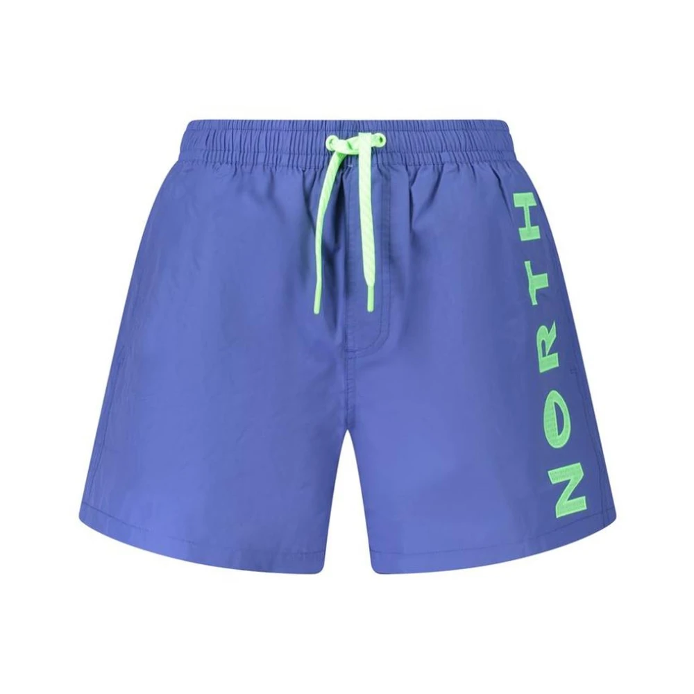 North Sails Uomo Blu Pantaloni Da Bagno Con Tasca Basic - Immagine 4