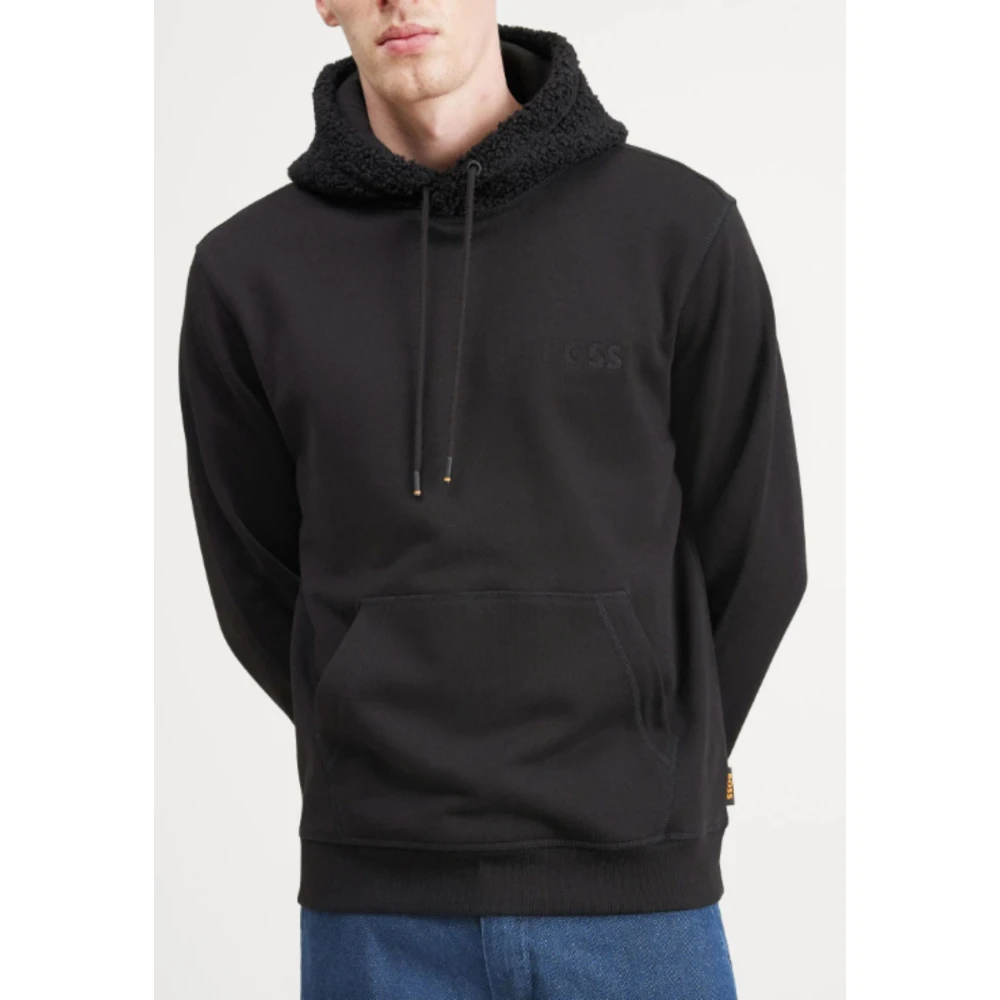 Hugo Boss Heren Weteddy Sweatshirt Black Heren