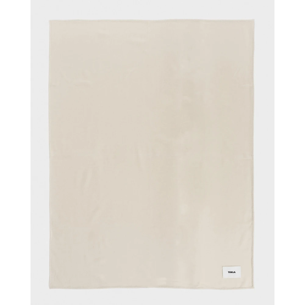 Tekla Luxe Lamswollen Deken White Unisex
