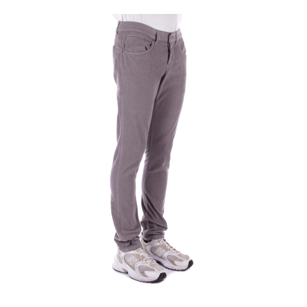 Dondup Lichtgrijze Skinny Broek Gray Heren