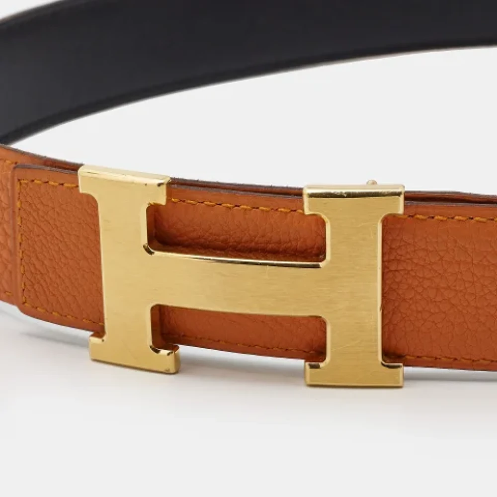 Hermès Vintage Pre-owned Leather belts Orange Dames