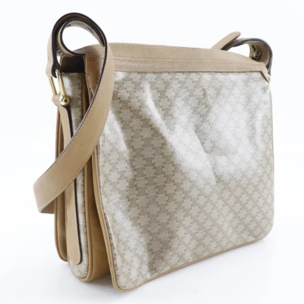 Celine Vintage Pre-owned Fabric celine-bags Beige Dames