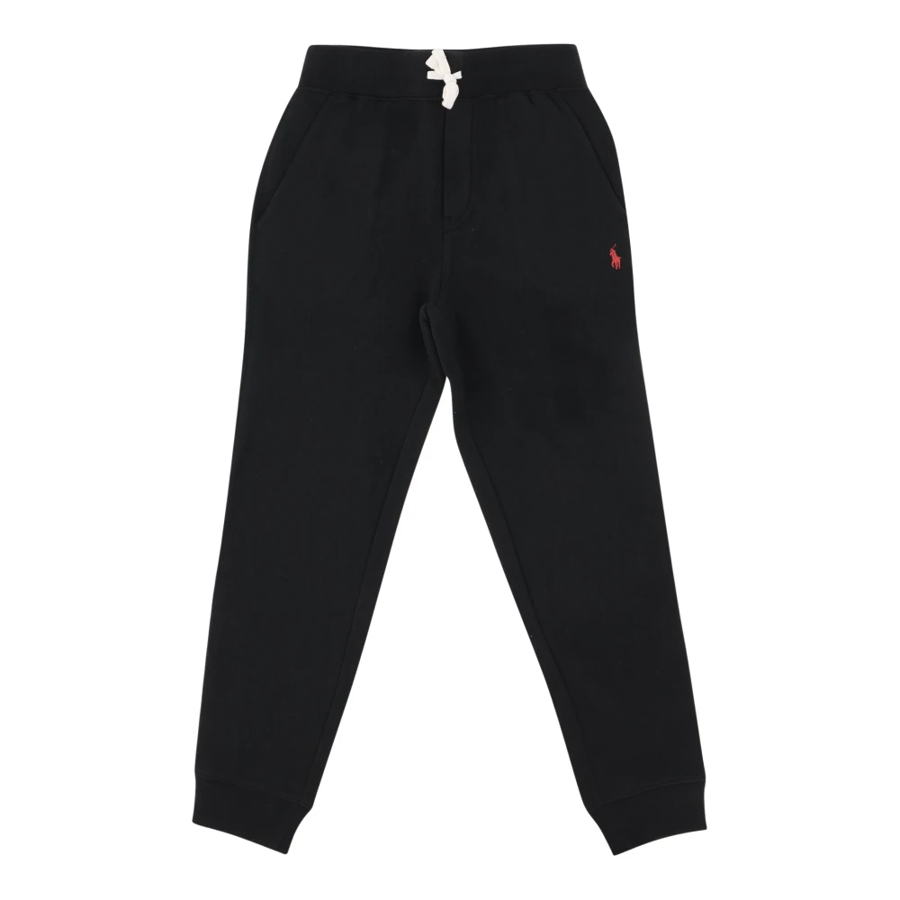 Polo Ralph Lauren Svarta Barn Sweatpants med Logobroderi Black, Pojke