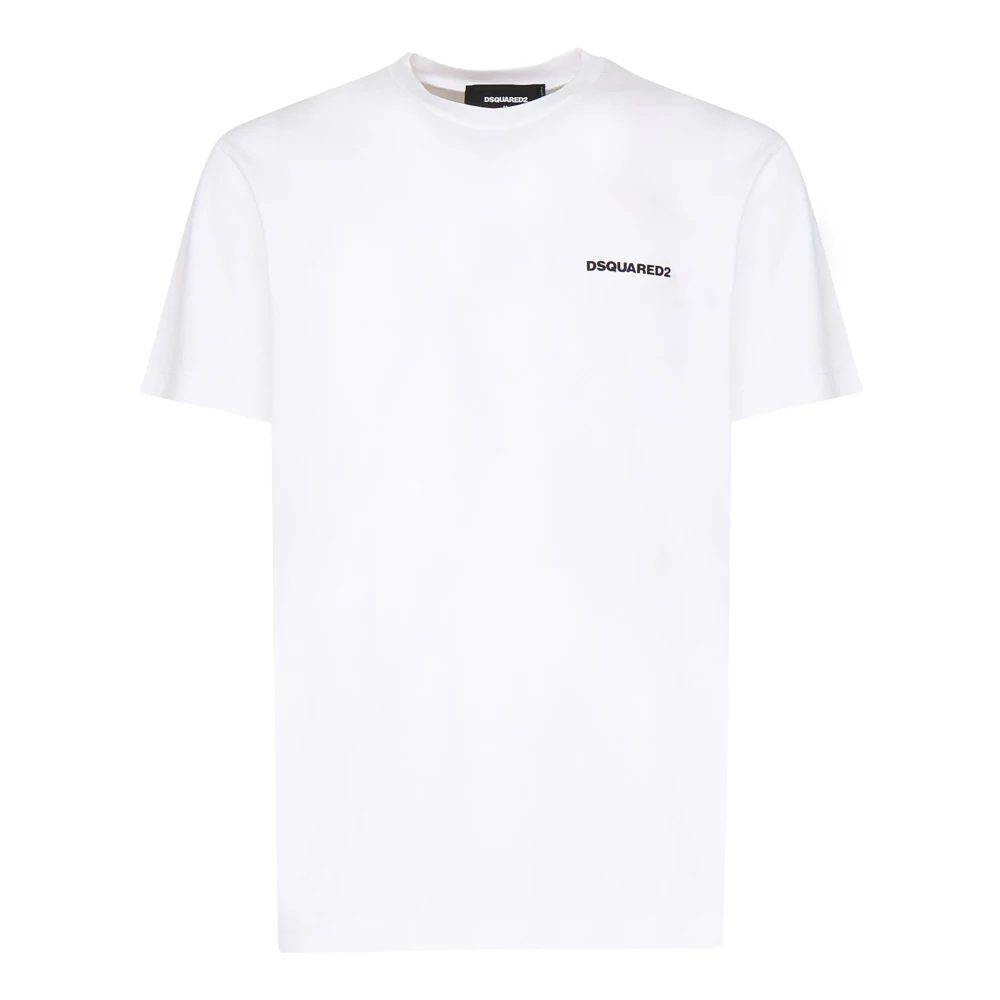 Dsquared2 Witte T-shirt en Polo Collectie White Heren