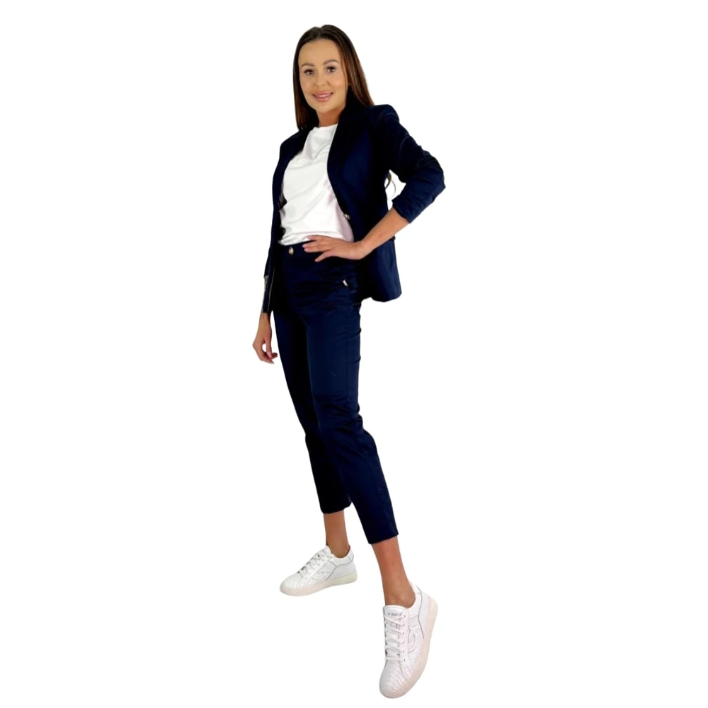 Gaudi Elegante Jas Blue Dames