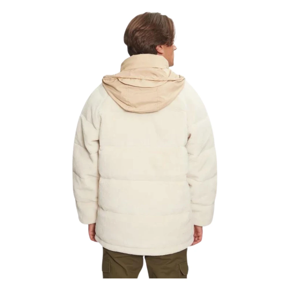 Tommy Hilfiger Beige Puffer Hooded Coat Beige Heren