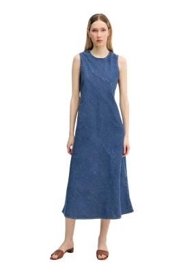 Denim Midi Dress