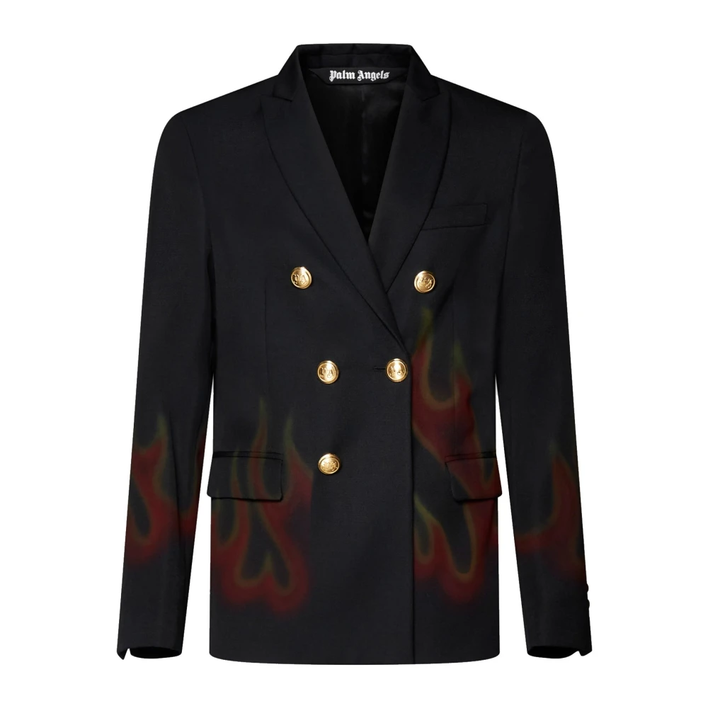 Palm Angels Uomo Nero Giacche, L, New,