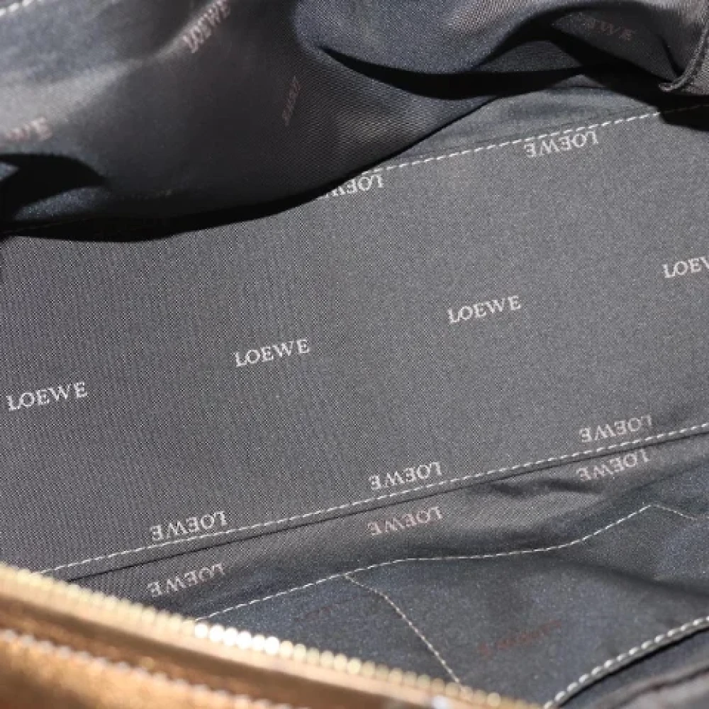 Loewe Pre-owned Leather handbags Yellow Dames