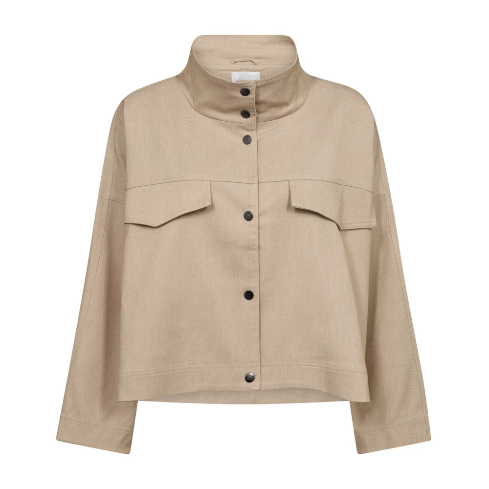 Co'Couture Boxy Jack met Klepzakken Beige Dames