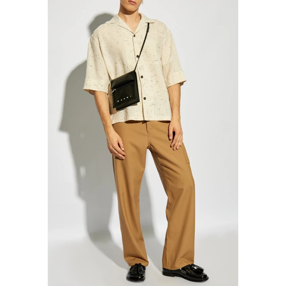 Marni Wollen broek Brown Heren