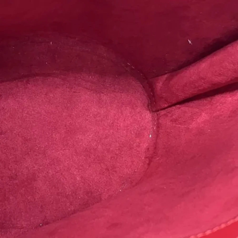 Louis Vuitton Vintage Pre-owned Leather shoulder-bags Red Dames