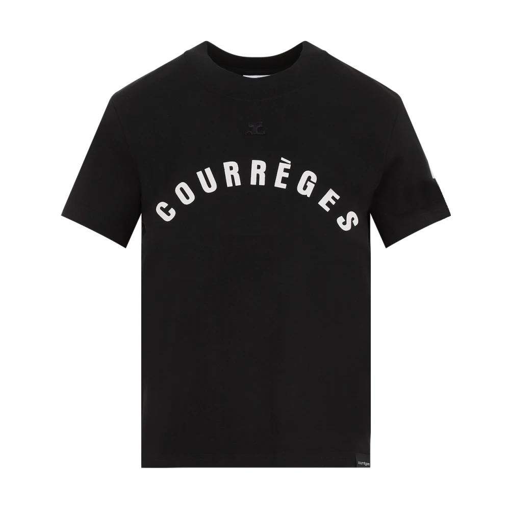 Courrèges Gedrukt T-shirt Black Dames