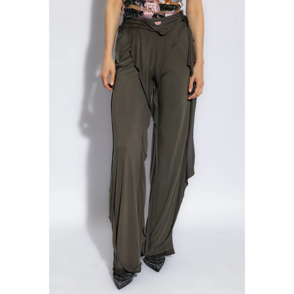 Diesel Sweatpants P-Ovedel-P1 Gray Dames