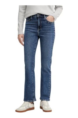 High-Rise Studded Bootcut Jean