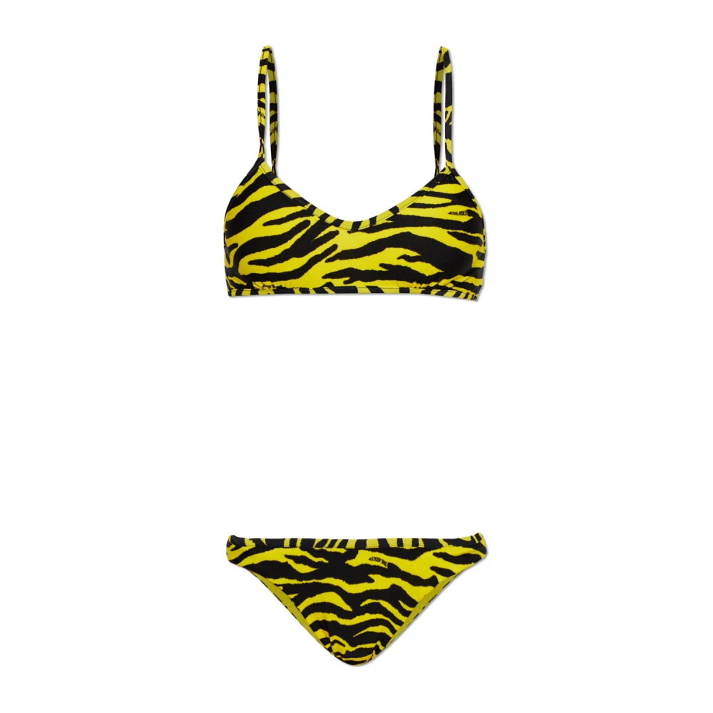 The Attico Women's Yellow Il Primo Bagno Two-Piece Swimsuit - Bikinis - Xs - Swimwear