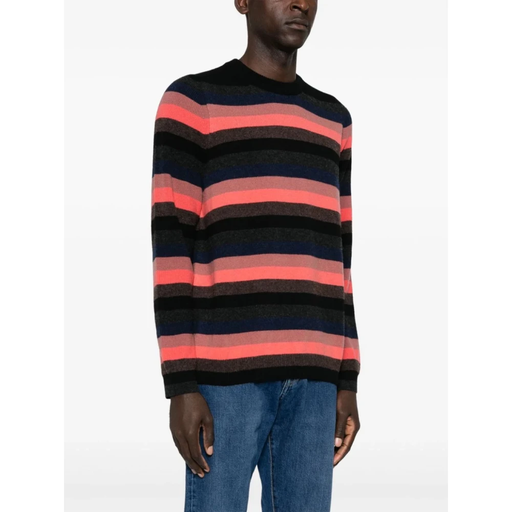 PS By Paul Smith Gestreepte Crewneck Sweaters Multicolor Heren