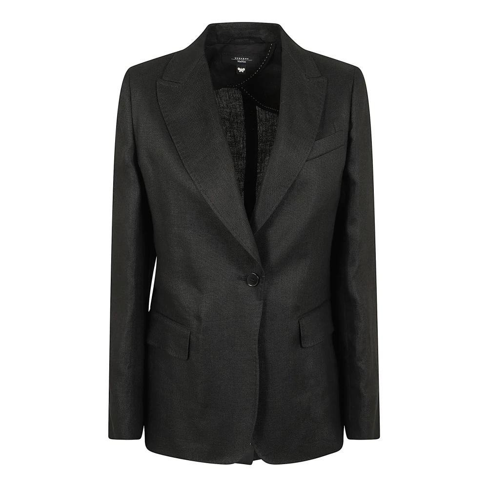 Weekend Max Mara Women's Black Blazers, M, Nalut Blazer
