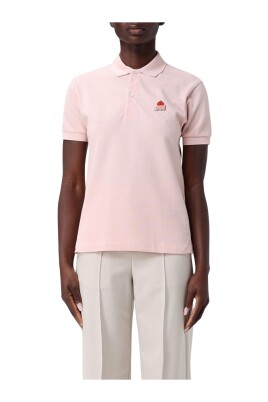 polo-en-coton-brode-rose