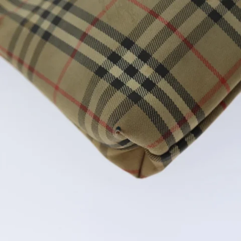 Burberry Vintage Pre-owned Canvas pouches Beige Dames