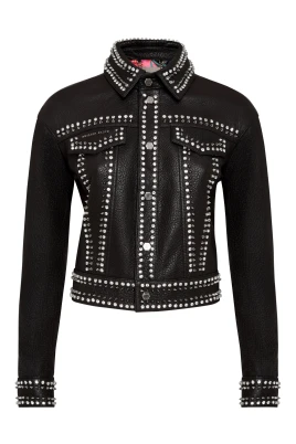 Studs Skull Leather Jacket