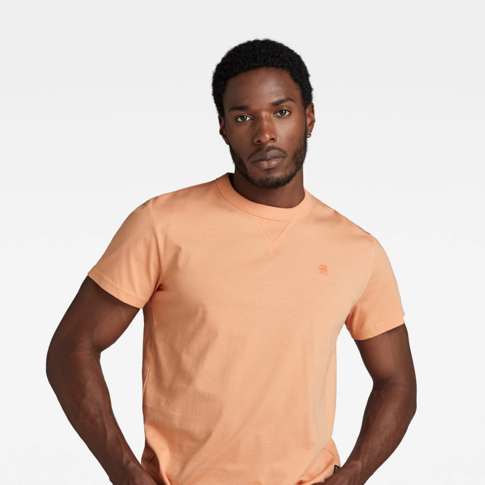 G-Star Nifous T-Shirt Regular Fit Ronde Hals Korte Mouwen Orange Heren