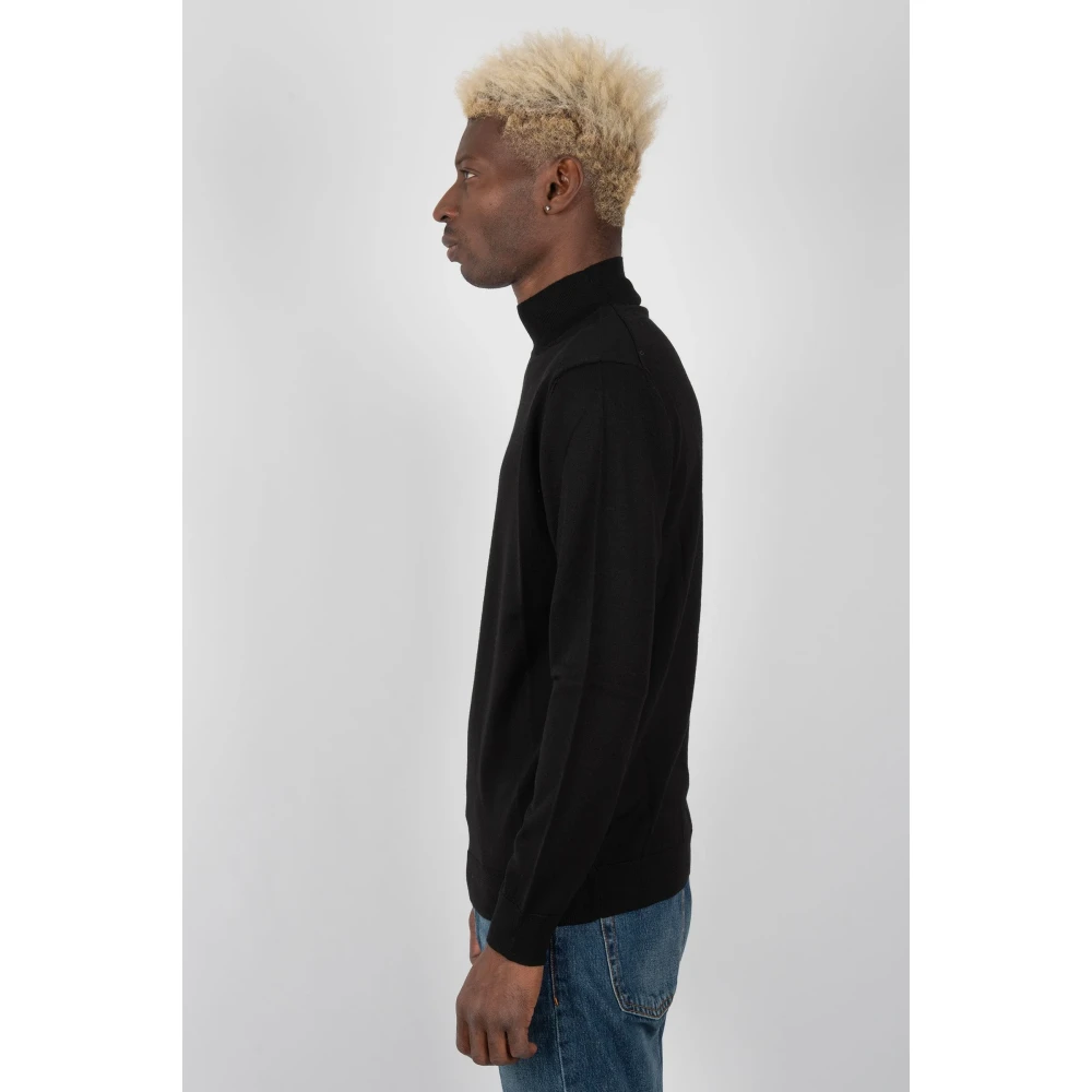 Daniele Fiesoli Zwarte Sweaters voor Mannen Black Heren