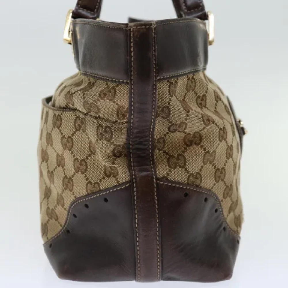 Gucci Vintage Pre-owned Canvas totes Beige Dames
