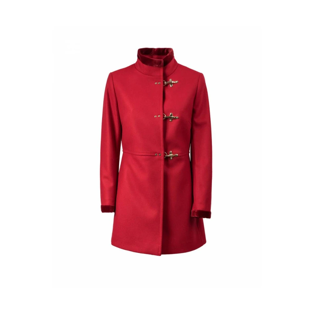 Fay Elegante Virginia Jas met 3 Haken Red Dames