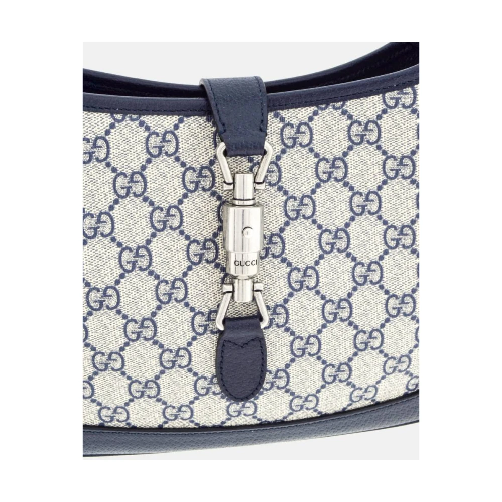 Gucci Jackie 1961 GG Supreme Tas Blue Dames