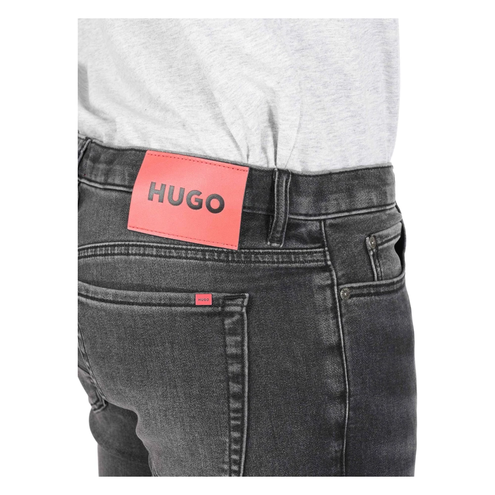 Hugo Boss Heren Jeans in Houtskool van Hugo Black Heren
