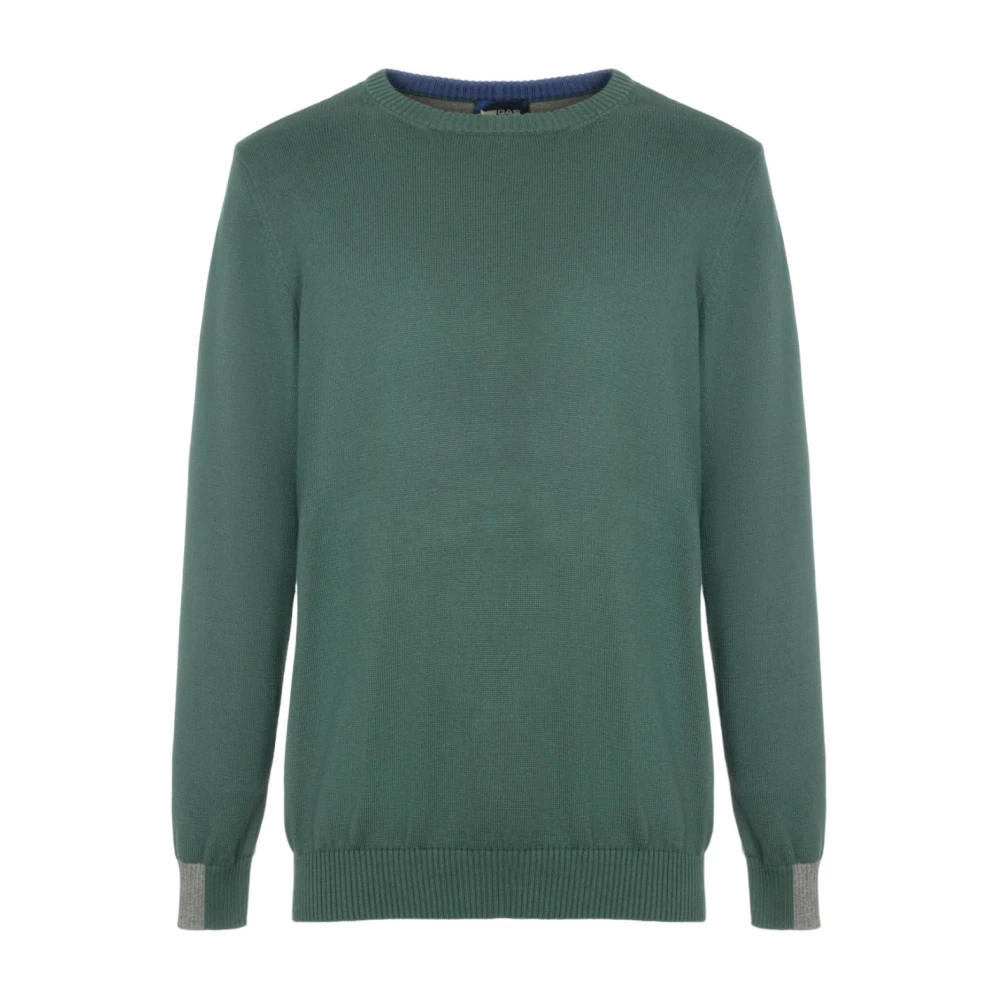GAS Trui met ronde hals Green Heren