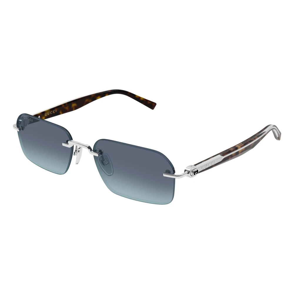 Gucci Gg2259s Rectangle Sunglasses - Male - Sunglasses - Gray - 55 Mm - Accessories