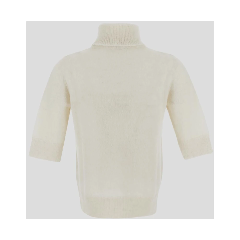 Lardini Stijlvolle Turtleneck Gebreide Kleding voor Mannen Beige Dames