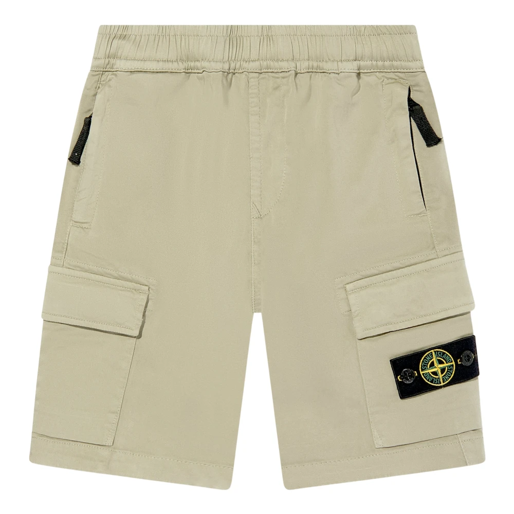 Stone Island Boys Beige Shorts,, Cargo Shorts Size 3 Y