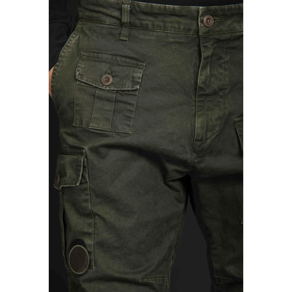 Mason's Coolpocket Cargo Broek Groen Wortelpasvorm Green Heren