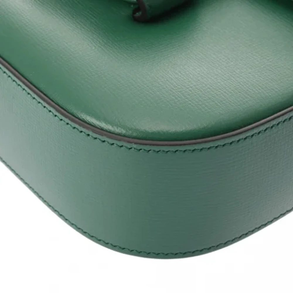 Gucci Vintage Pre-owned Leather gucci-bags Green Dames