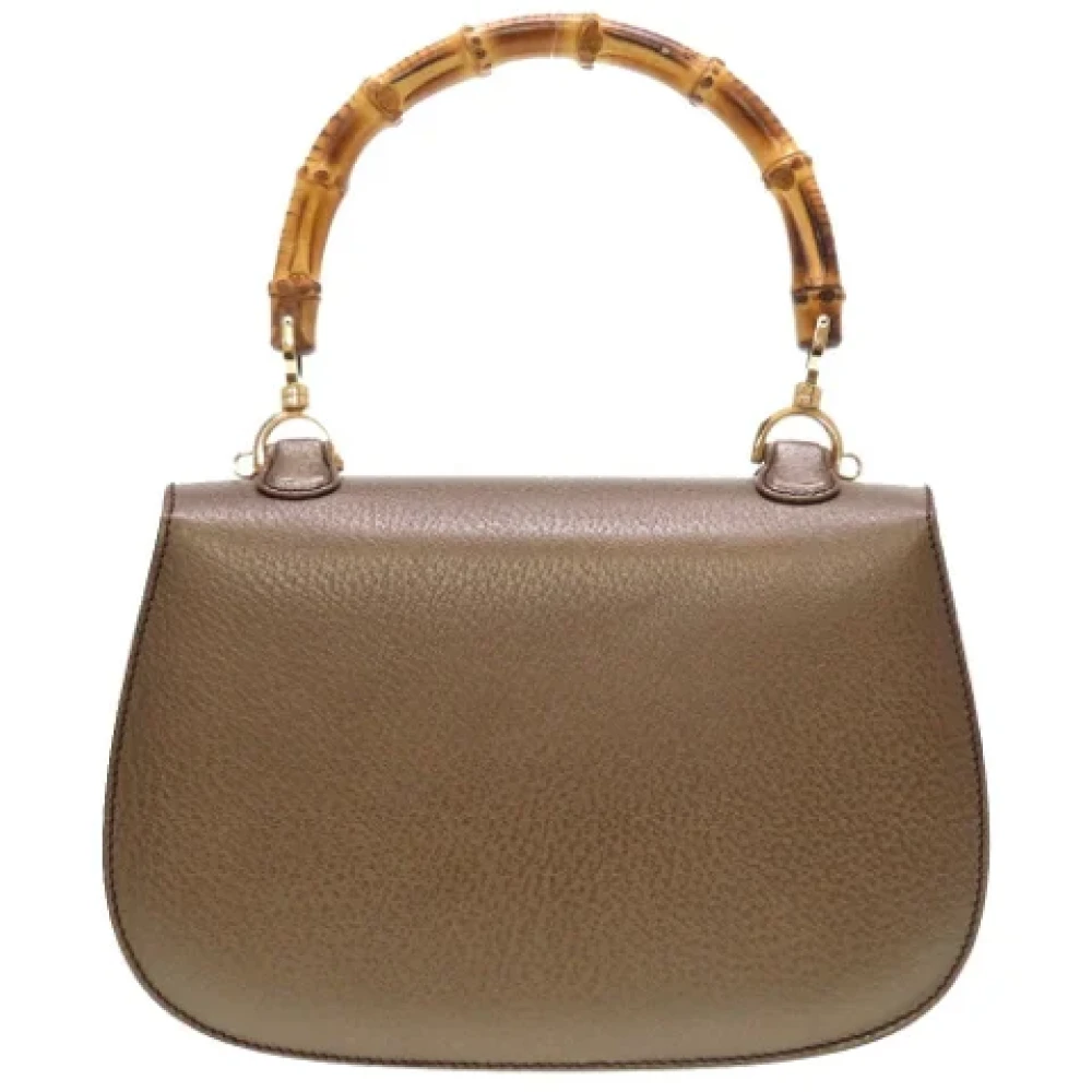 Gucci Vintage Pre-owned Canvas gucci-bags Brown Dames