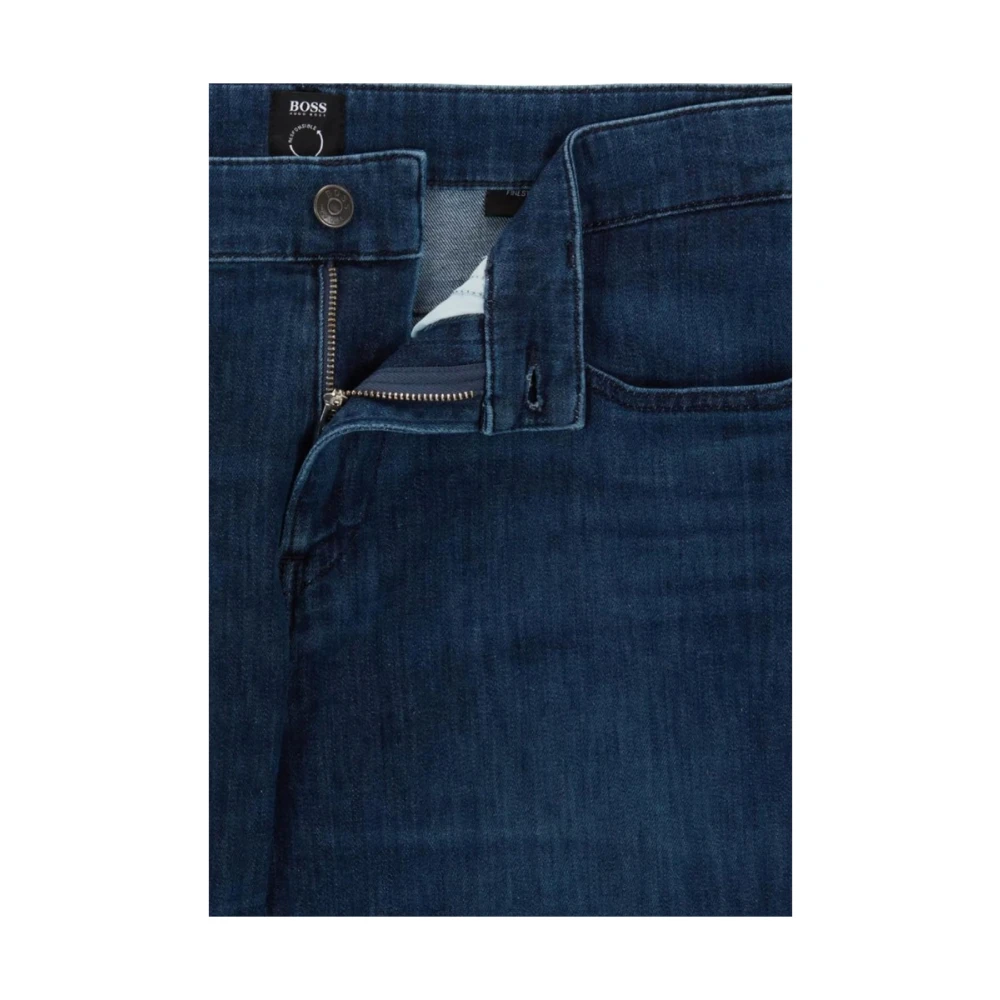 Boss Tejano Delaware3-1 Ultraflexibele Jeans Blue Heren