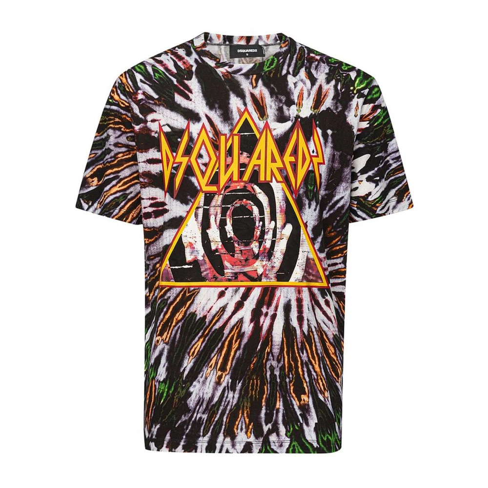Dsquared2 Men's Multicolor Cotton Tee - T-Shirts - S - Tops
