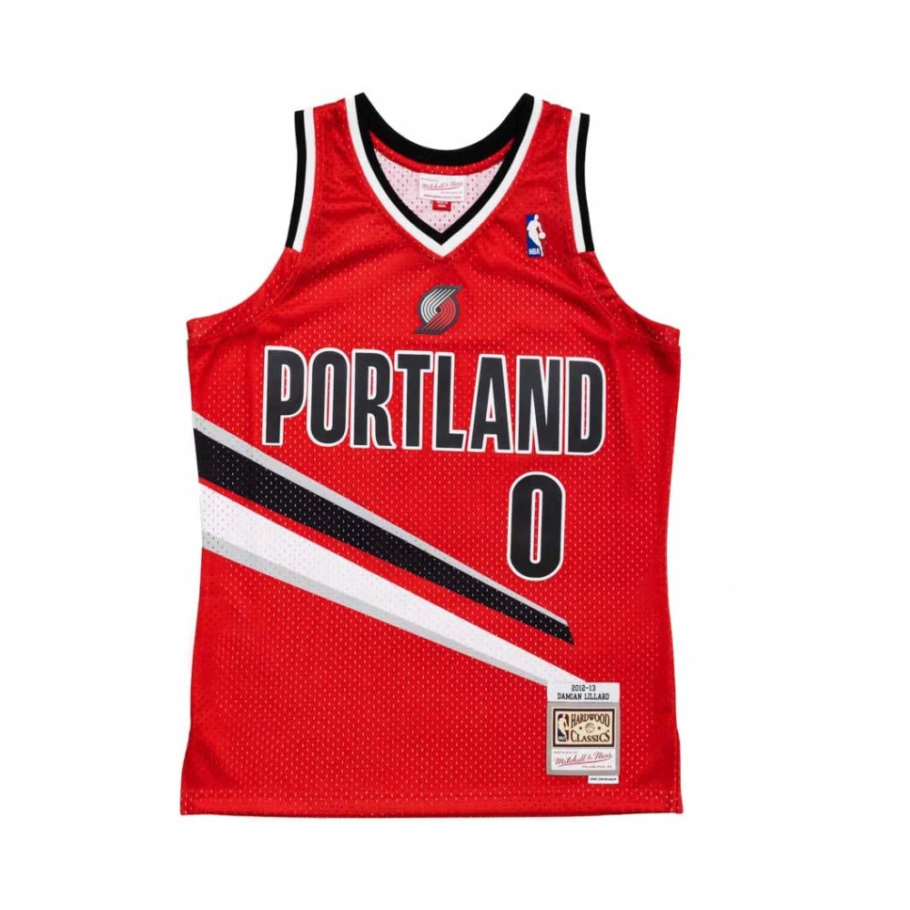 Mitchell & Ness Portland Trail Blazers Rode Jersey Red Heren