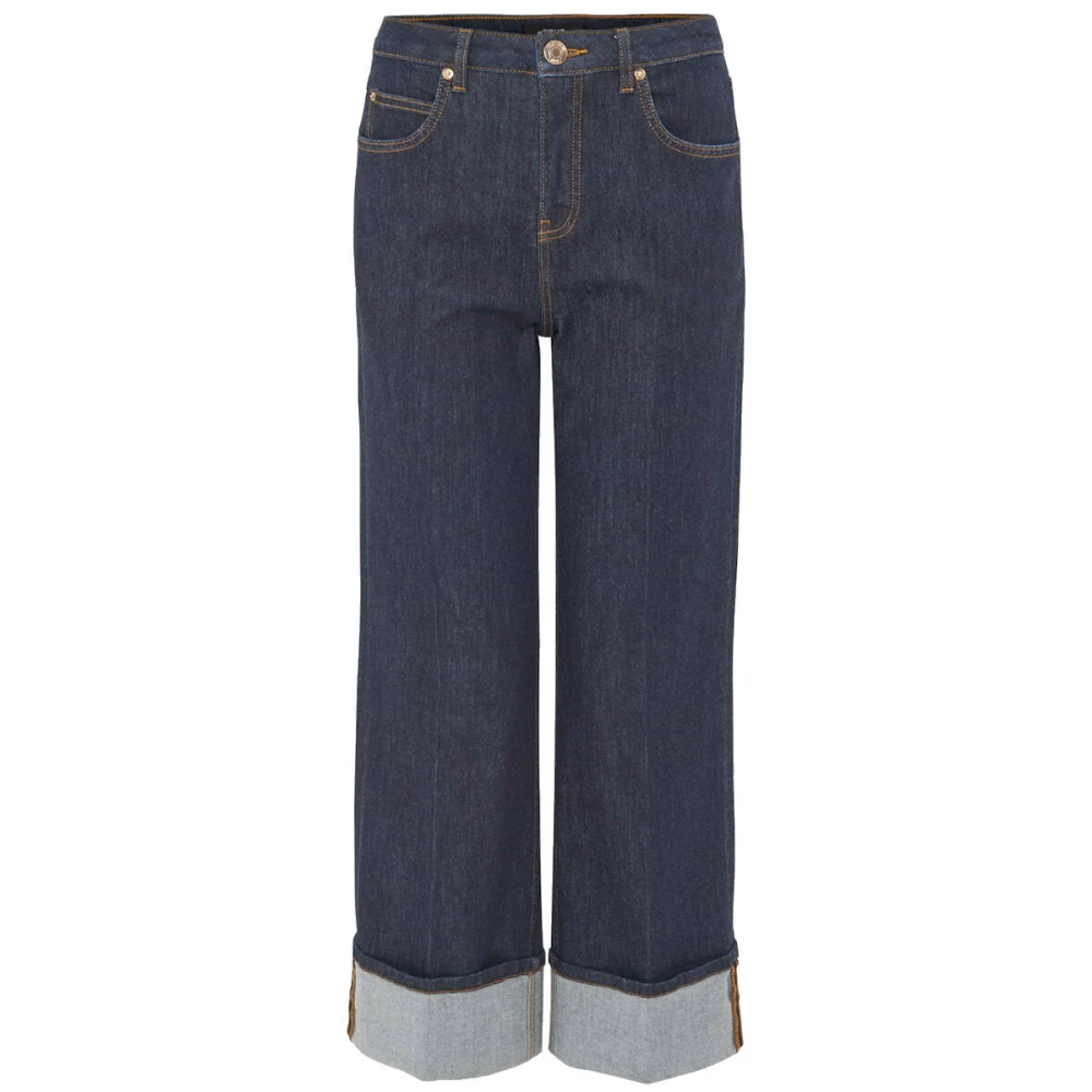 Opus Stijlvolle Denim Jeans Blue Dames